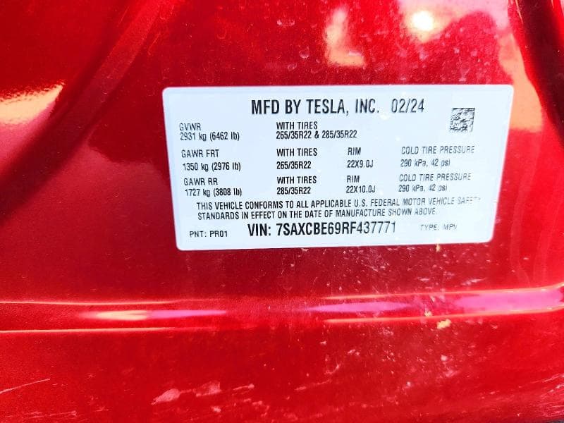 2024 TESLA MODEL X 12