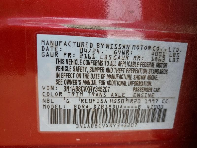 2024 NISSAN SENTRA SV 13