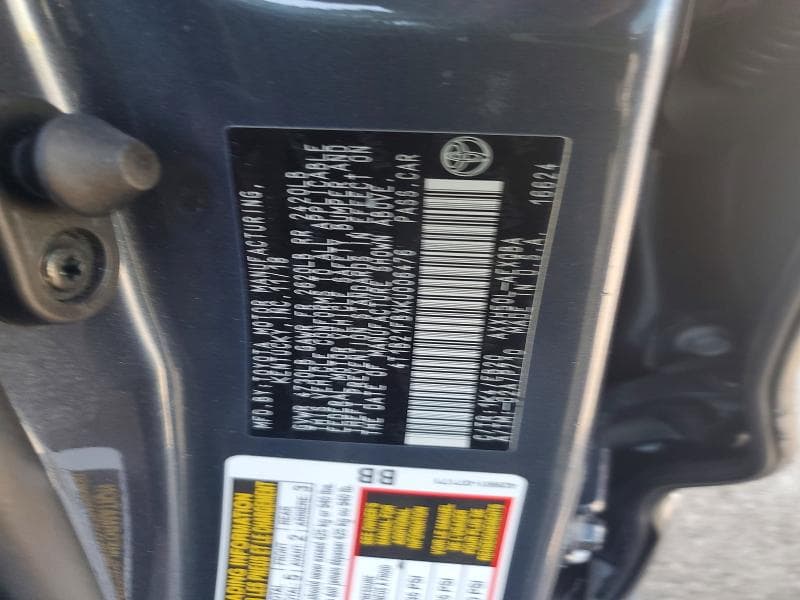 2019 TOYOTA AVALON HYBRID XSE XSE 12