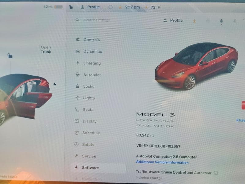 2019 TESLA MODEL 3 9