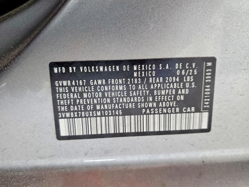 2025 VOLKSWAGEN JETTA SPORT 12