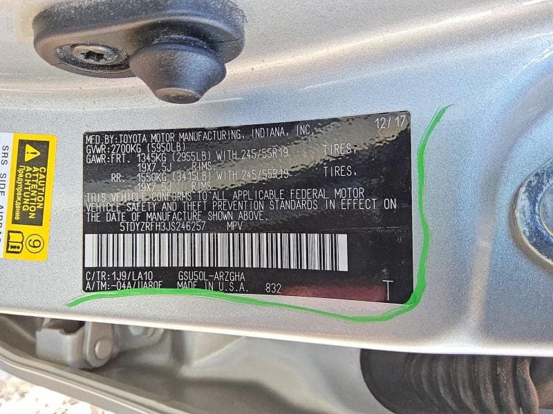 2018 TOYOTA HIGHLANDER LIMITED 14