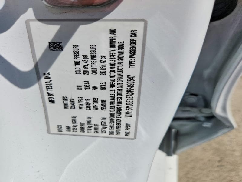 2023 TESLA MODEL 3 12