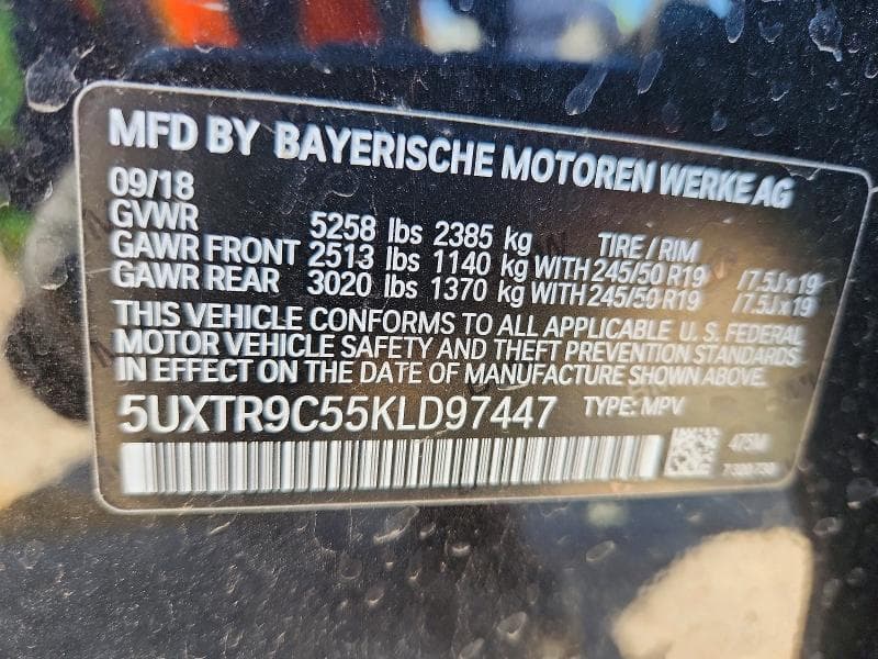 2019 BMW X3 13