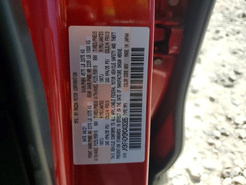 2021 MAZDA CX-5 GRAND TOURING GRAND TOURING 13