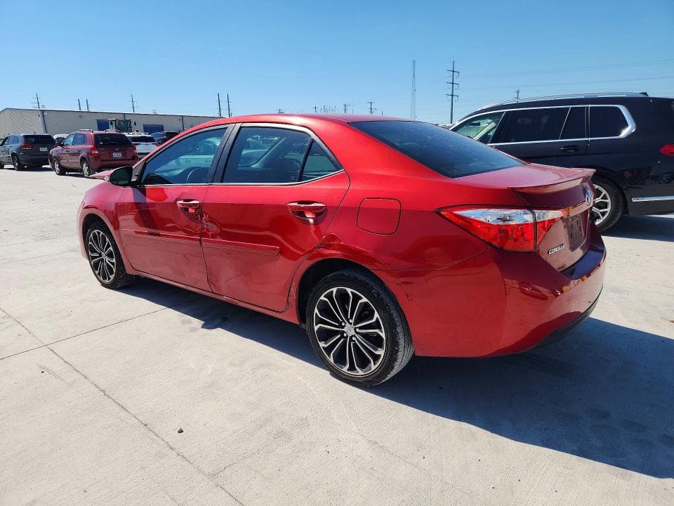 2016 TOYOTA COROLLA S PLUS 2