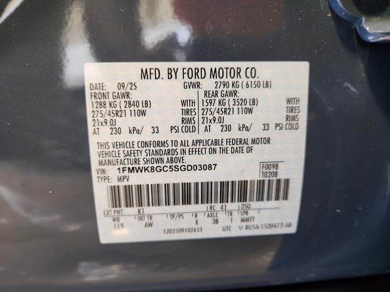 2025 FORD EXPLORER ST 13