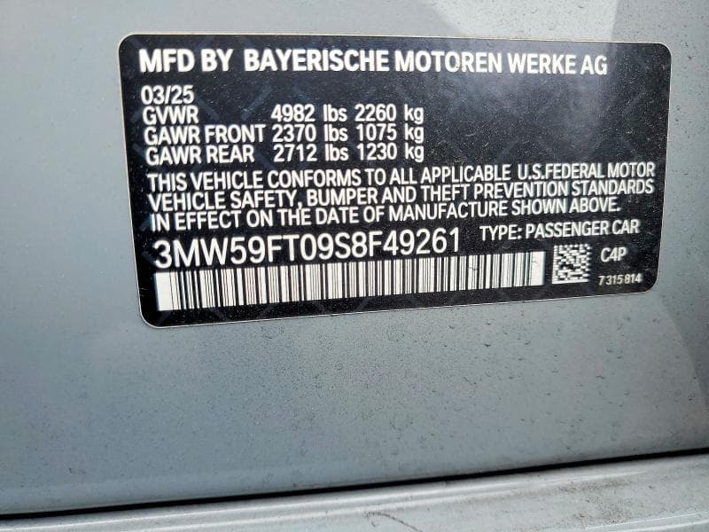 2025 BMW M340I 12
