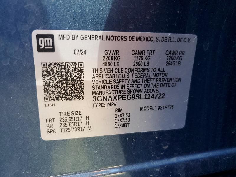 2025 CHEVROLET EQUINOX LT 13