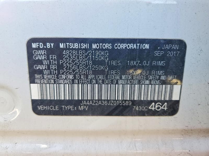 2018 MITSUBISHI OUTLANDER ES 13