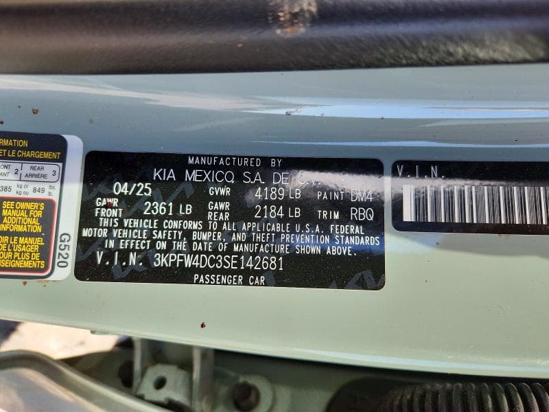 2025 KIA K4 GT-LINE TURBO 12