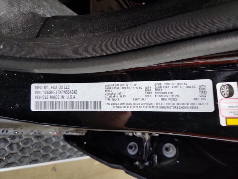 2023 RAM 1500 LARAMIE LARAMIE 12