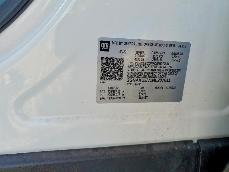 2022 CHEVROLET EQUINOX LT 12