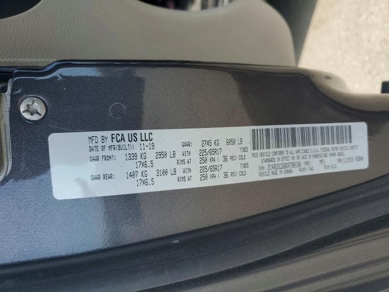 2019 DODGE GRAND CARAVAN SXT SXT 15