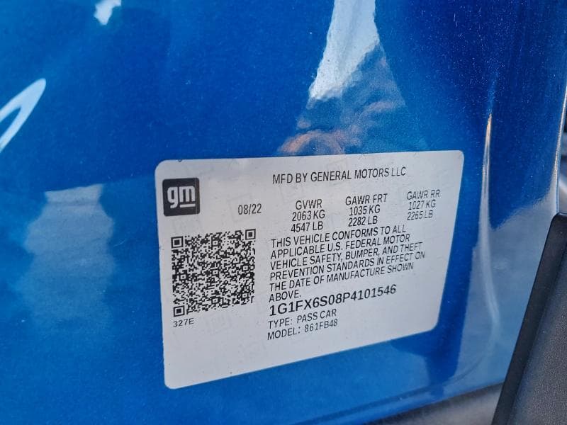 2023 CHEVROLET BOLT EV 2LT 12