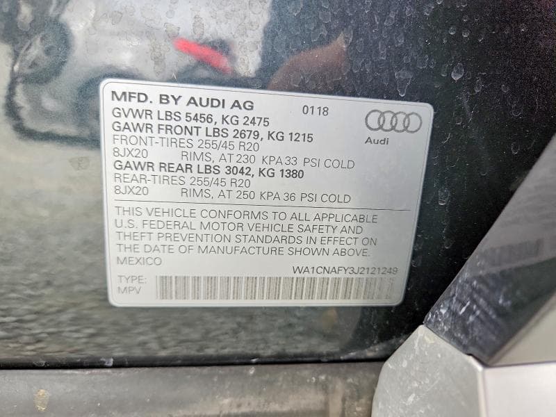2018 AUDI Q5 PRESTIGE PRESTIGE 13
