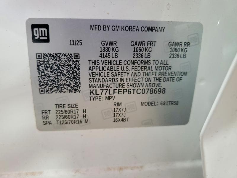 2026 CHEVROLET TRAX LS 12