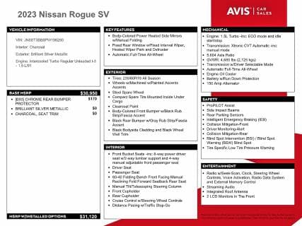 2023 NISSAN ROGUE SV 13