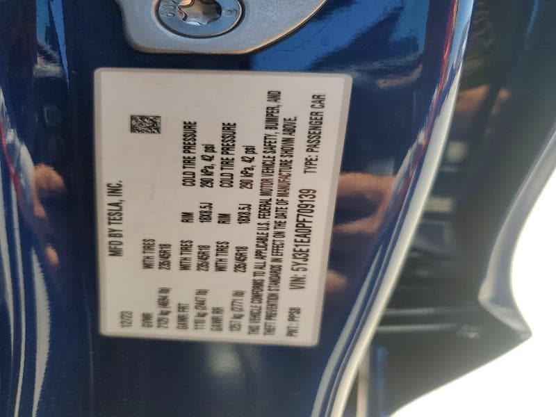 2023 TESLA MODEL 3 12