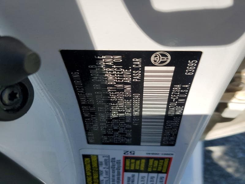 2019 TOYOTA CAMRY SE SE 12
