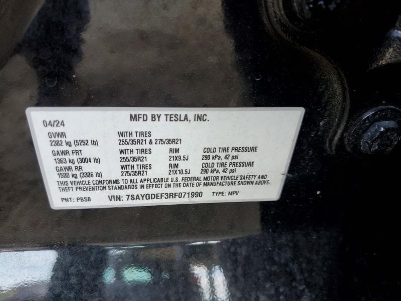 2024 TESLA MODEL Y 13