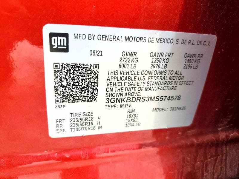 2021 CHEVROLET BLAZER 3LT 3LT 13