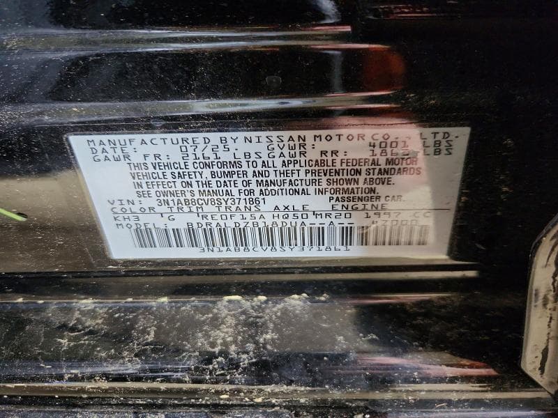 2025 NISSAN SENTRA SV 12