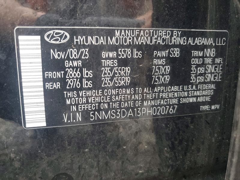 2023 HYUNDAI SANTA FE SEL PREMIUM 13