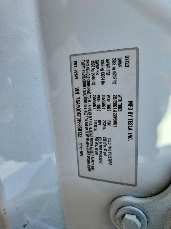 2023 TESLA MODEL Y 12