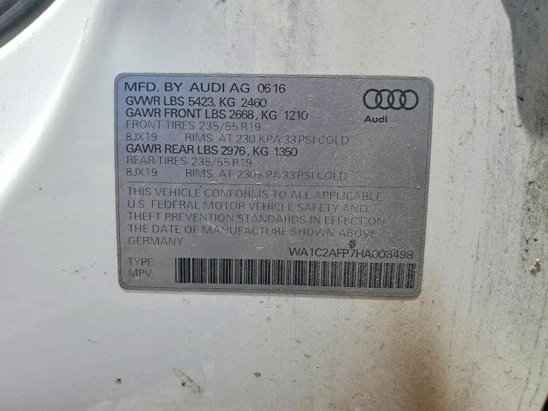 2017 AUDI Q5 PREMIUM PREMIUM 13