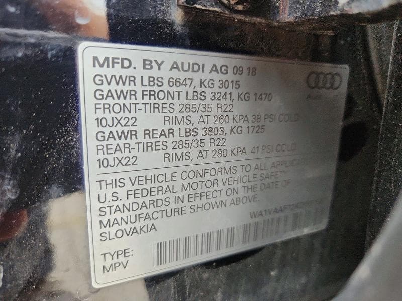 2019 AUDI Q7 PRESTIGE PRESTIGE 13