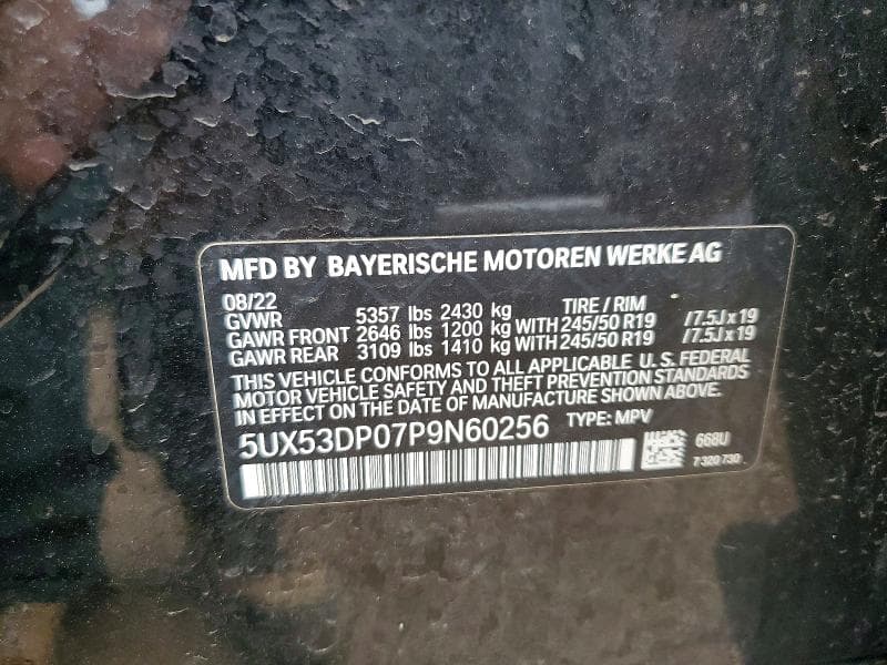 2023 BMW X3 XDRIVE30I 13