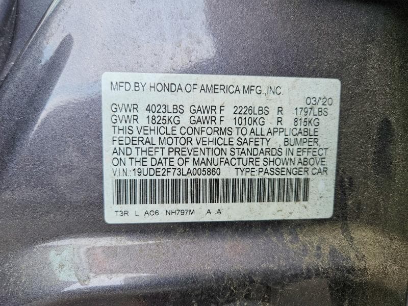 2020 ACURA ILX PREMIUM 13