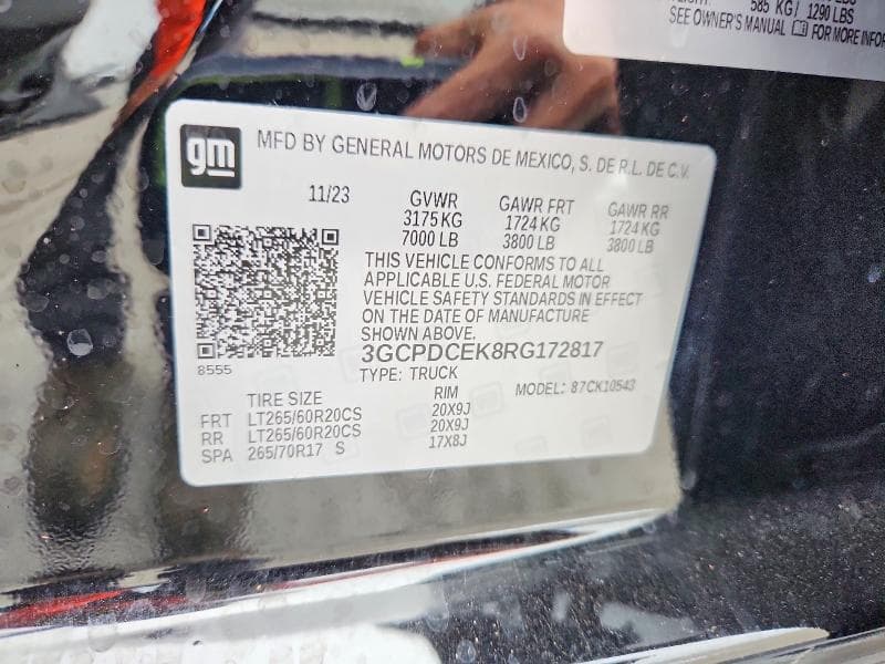 2024 CHEVROLET SILVERADO K1500 TRAIL BOSS CUSTOM K1500 TRAIL BOSS CUSTOM 13