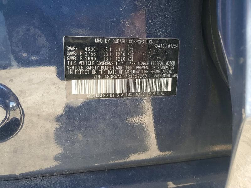 2024 SUBARU LEGACY PREMIUM PREMIUM 13
