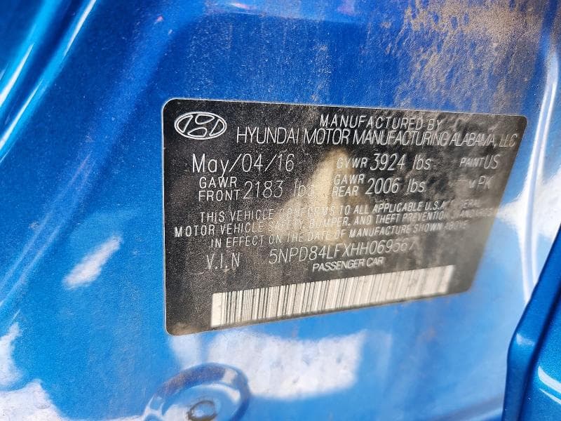 2017 HYUNDAI ELANTRA LIMITED LIMITED 13