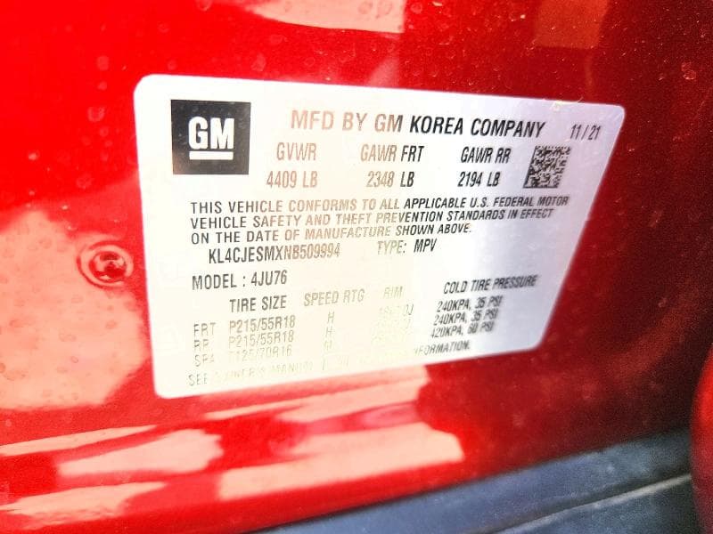 2022 BUICK ENCORE PREFERRED 12
