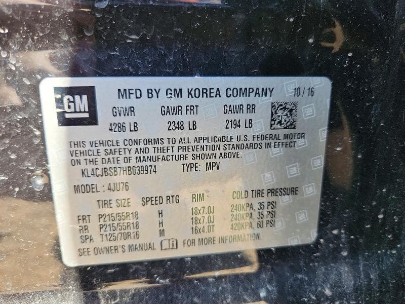 2017 BUICK ENCORE PREFERRED II 14