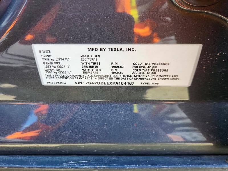 2023 TESLA MODEL Y 12