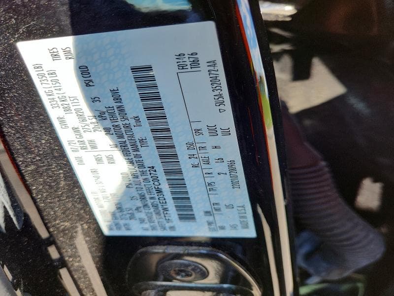 2021 FORD F150 SUPERCREW 13