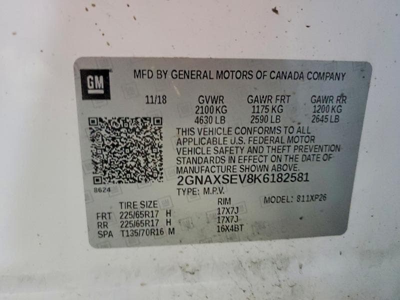 2019 CHEVROLET EQUINOX LS 13