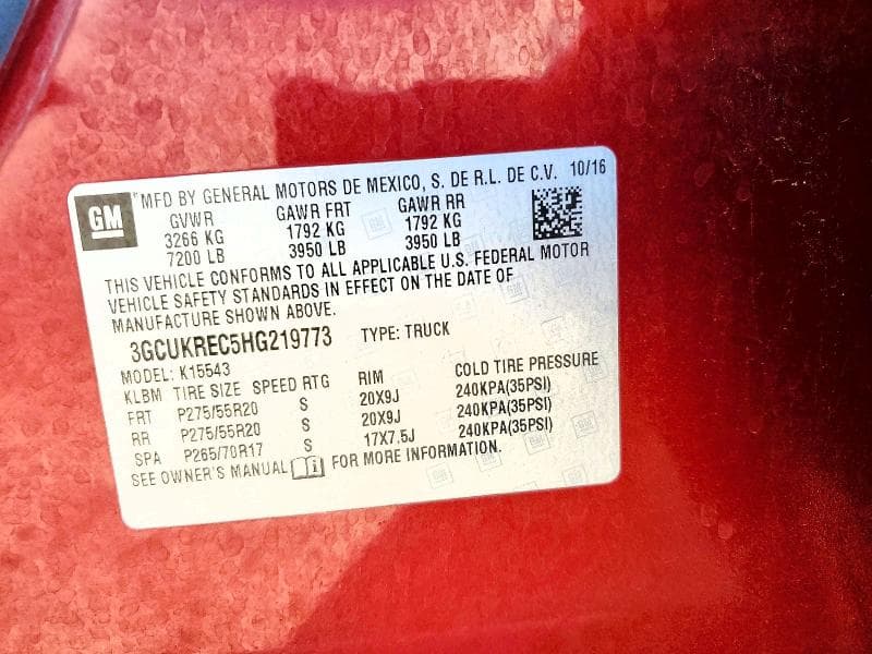 2017 CHEVROLET SILVERADO K1500 LT K1500 LT 13