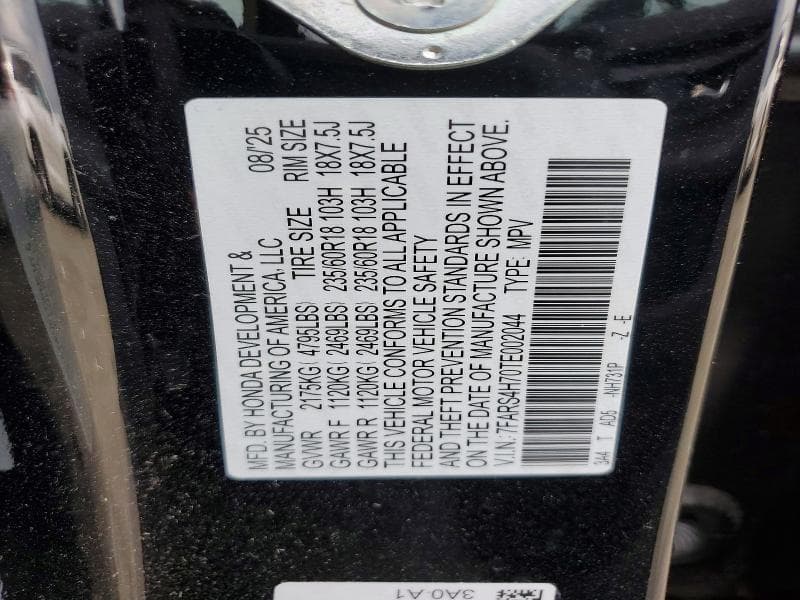 2026 HONDA CR-V EXL EXL 12