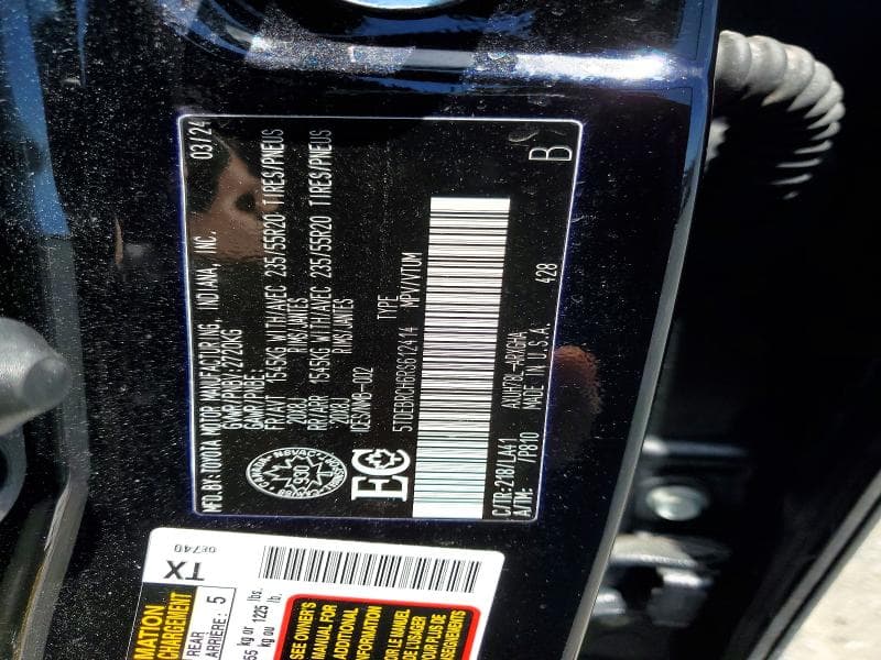 2024 TOYOTA HIGHLANDER HYBRID PLATINUM 14