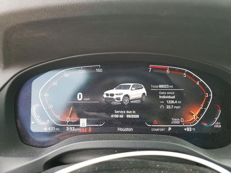 2021 BMW X3 SDRIVE30I 9