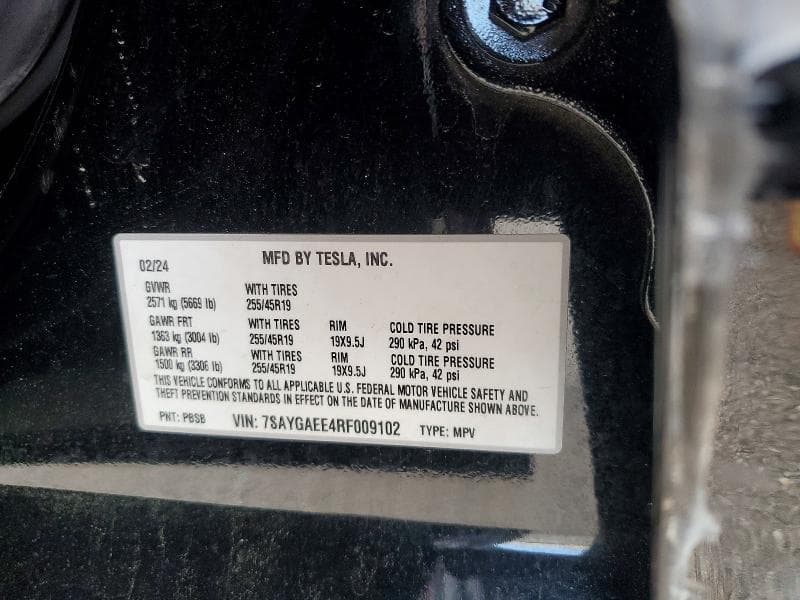 2024 TESLA MODEL Y 13