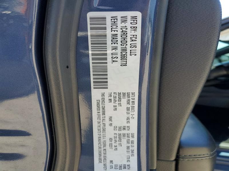 2021 DODGE DURANGO GT 13