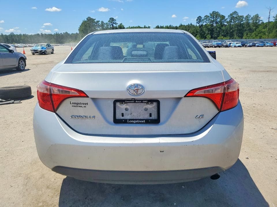 2019 TOYOTA COROLLA LE LE 6