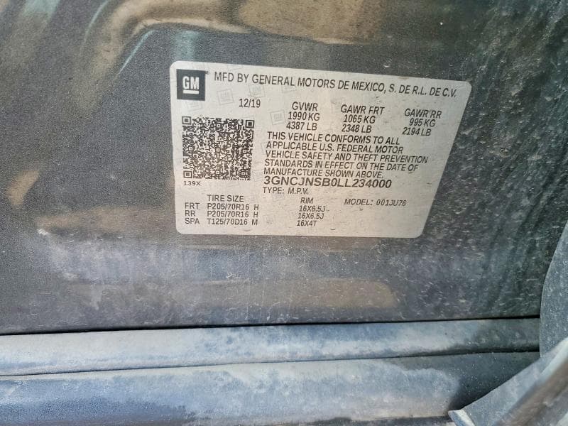 2020 CHEVROLET TRAX LS 12
