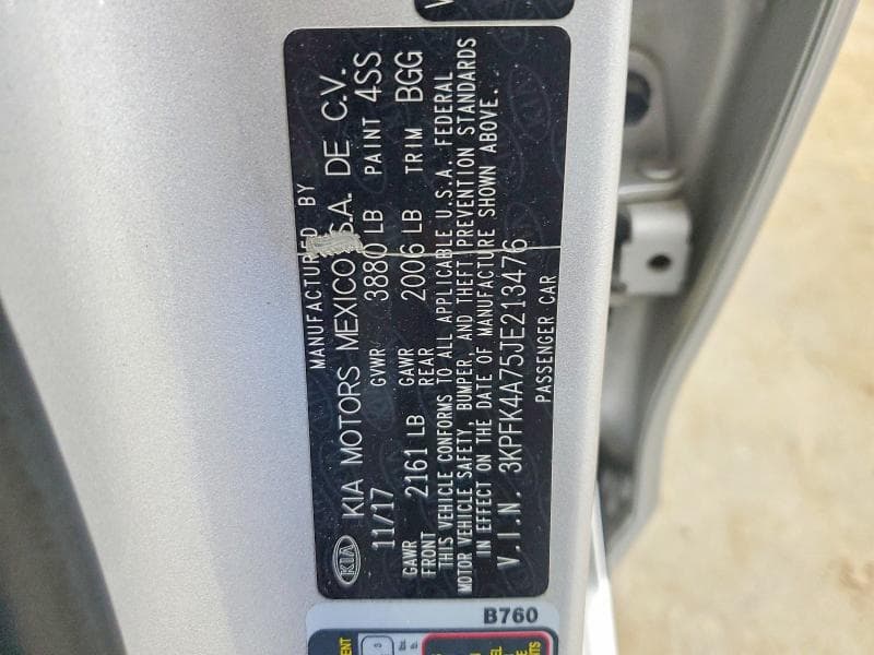 2018 KIA FORTE LX 12